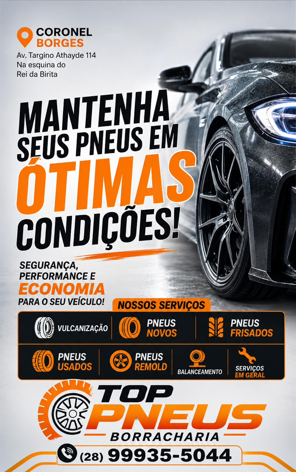 Borracharia Top Pneus Cachoeiro!
