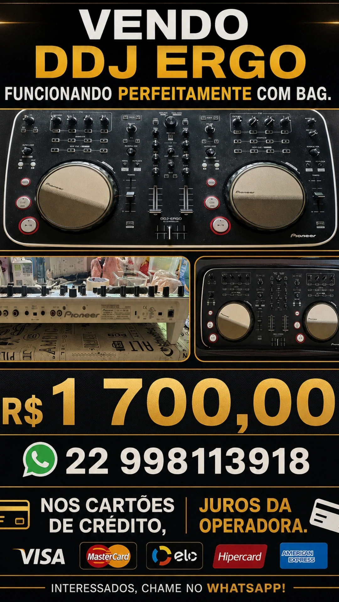 Controladora Pioneer para Dj